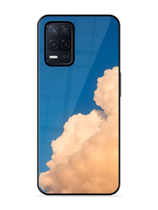 Golden Cloudscape Glossy Soft Edge Case for Realme Narzo 30 (5G) Chachhi