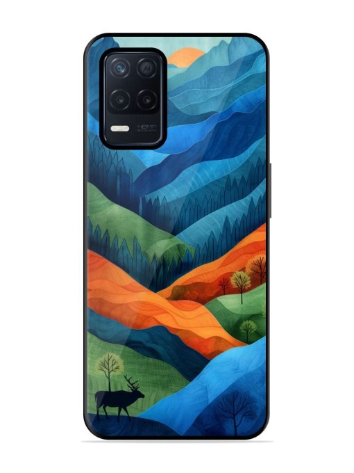 Layers Of The Land Glossy Soft Edge Case for Realme Narzo 30 (5G) Chachhi