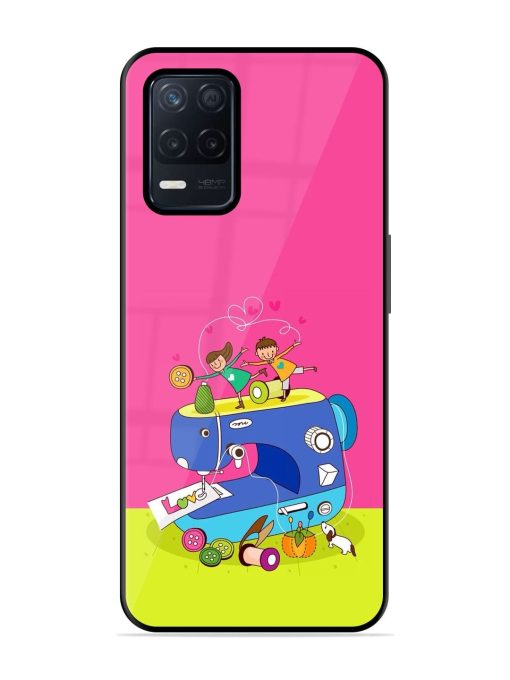 Sew Cute Glossy Soft Edge Case for Realme Narzo 30 (5G) Chachhi