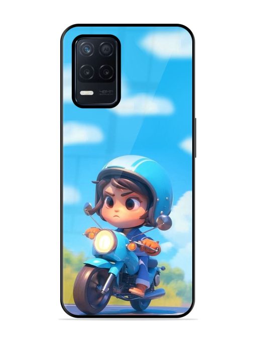 Little Rider Glossy Soft Edge Case for Realme Narzo 30 (5G) Chachhi