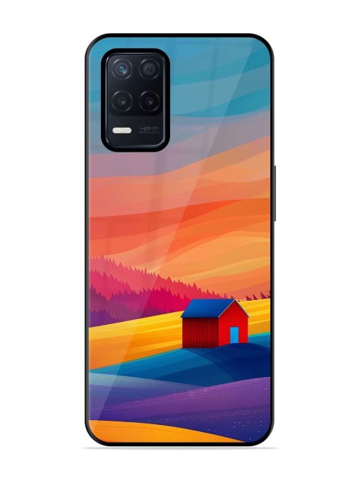 Sunset Solitude Glossy Soft Edge Case for Realme Narzo 30 (5G) Chachhi