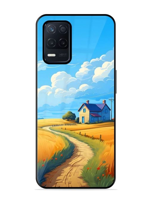 Countryside Cottage Glossy Soft Edge Case for Realme Narzo 30 (5G) Chachhi