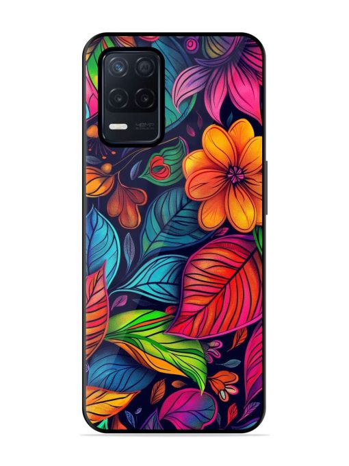 Rainbow Of Blooms Glossy Soft Edge Case for Realme Narzo 30 (5G) Chachhi