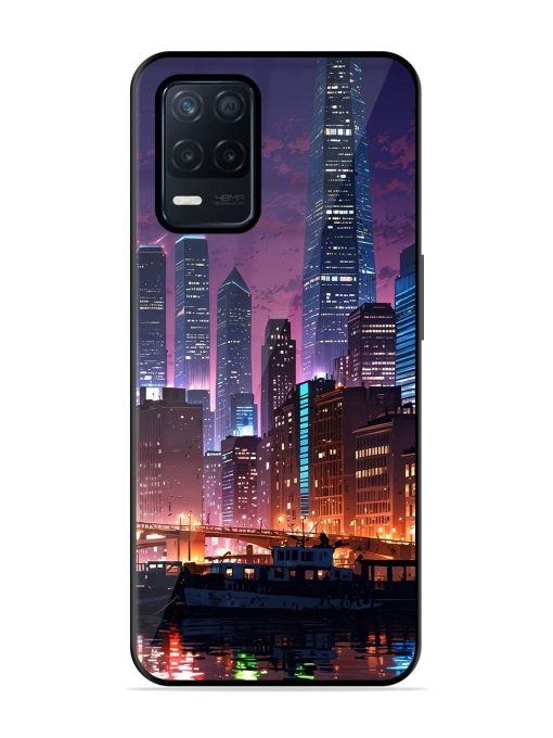 Neon Nightscape Glossy Soft Edge Case for Realme Narzo 30 (5G) Chachhi