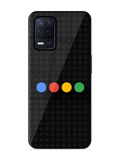 Google Dots Glossy Soft Edge Case for Realme Narzo 30 (5G) Chachhi