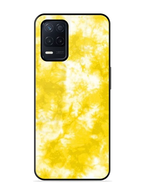 Golden Tie-Dye Twirl Glossy Soft Edge Case for Realme Narzo 30 (5G) Chachhi