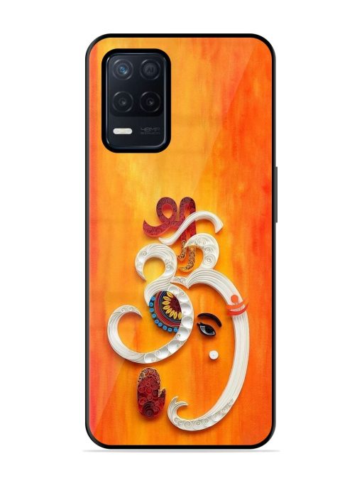 Ganesha In Quilling Art Glossy Soft Edge Case for Realme Narzo 30 (5G) Chachhi