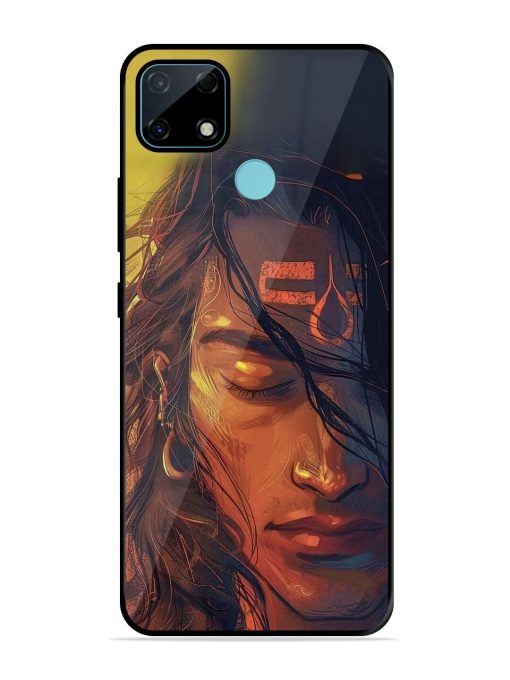 Tranquil Shiva Glossy Soft Edge Case for Realme Narzo 30A Chachhi