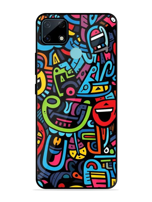 Doodlephoria Glossy Soft Edge Case for Realme Narzo 30A Chachhi