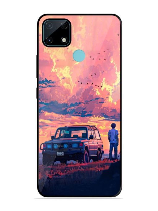 Solitude'S Horizon Glossy Soft Edge Case for Realme Narzo 30A Chachhi