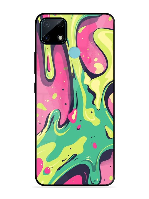 Gooey Grooves Glossy Soft Edge Case for Realme Narzo 30A Chachhi