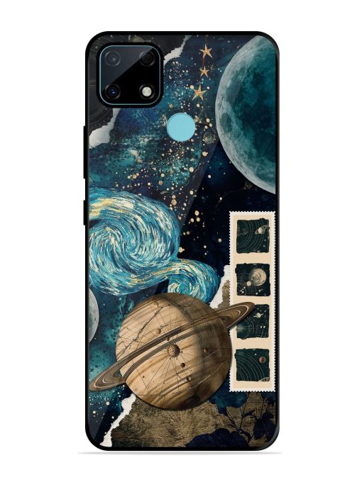 Celestial Tapestry Glossy Soft Edge Case for Realme Narzo 30A Chachhi