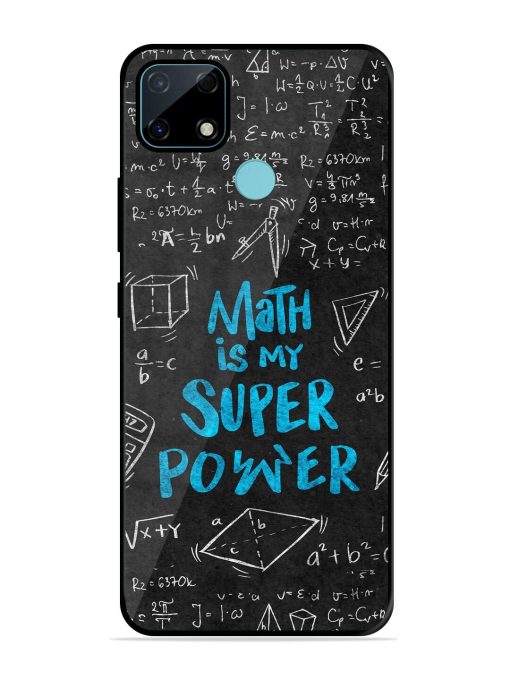 Math Magic Glossy Soft Edge Case for Realme Narzo 30A Chachhi