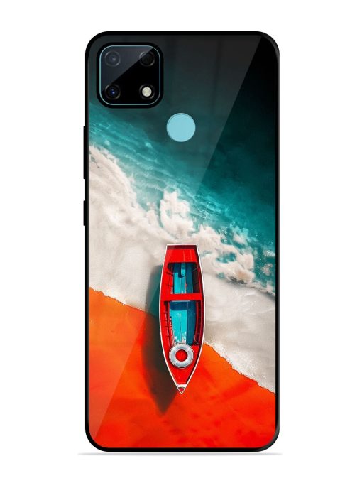 Crimson Tide Glossy Soft Edge Case for Realme Narzo 30A Chachhi