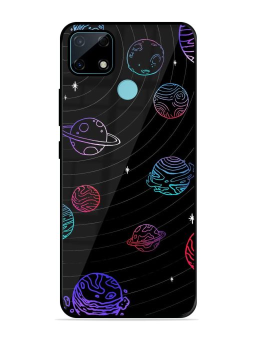 Cosmic Ballet Glossy Soft Edge Case for Realme Narzo 30A Chachhi