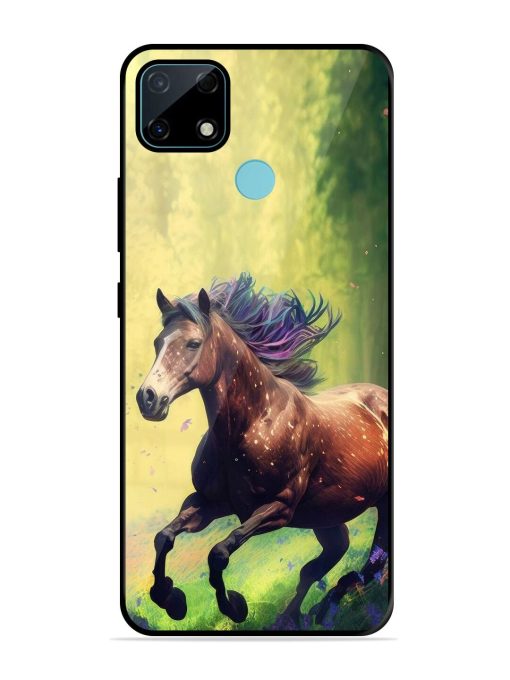 Enchanted Gallop Glossy Soft Edge Case for Realme Narzo 30A Chachhi