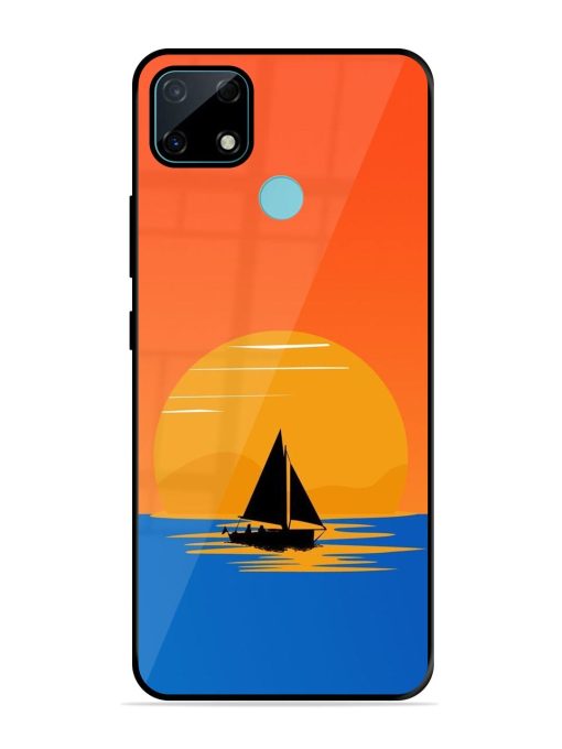 Sunset Sail Glossy Soft Edge Case for Realme Narzo 30A Chachhi