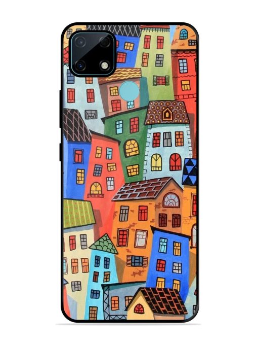 Rainbow House Glossy Soft Edge Case for Realme Narzo 30A Chachhi