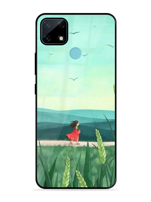 Solitude'S Serenity Glossy Soft Edge Case for Realme Narzo 30A Chachhi