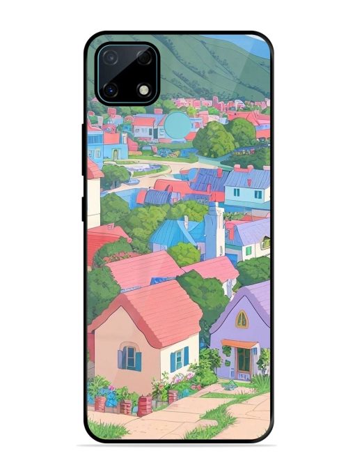 Pastel Paradise Glossy Soft Edge Case for Realme Narzo 30A Chachhi