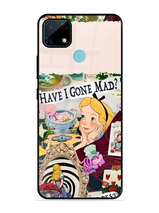 Mad Hatter'S Collage Glossy Soft Edge Case for Realme Narzo 30A