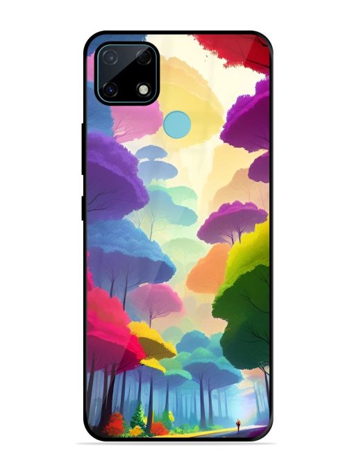 Rainbow Road Glossy Soft Edge Case for Realme Narzo 30A Chachhi