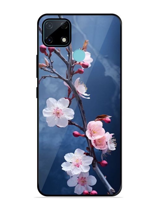 Delicate Blossoms Glossy Soft Edge Case for Realme Narzo 30A Chachhi