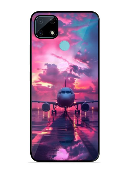 Neon Runway Glossy Soft Edge Case for Realme Narzo 30A Chachhi