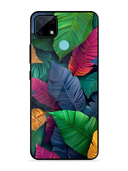 Tropical Tapestry Glossy Soft Edge Case for Realme Narzo 30A Chachhi