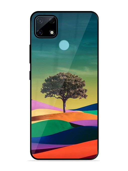 Rainbow'S Lone Sentinel Glossy Soft Edge Case for Realme Narzo 30A Chachhi