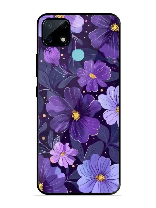 Purple Paradise Glossy Soft Edge Case for Realme Narzo 30A Chachhi