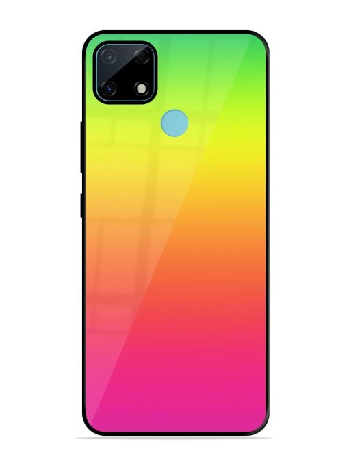 Rainbow Gradient Glossy Soft Edge Case for Realme Narzo 30A Chachhi