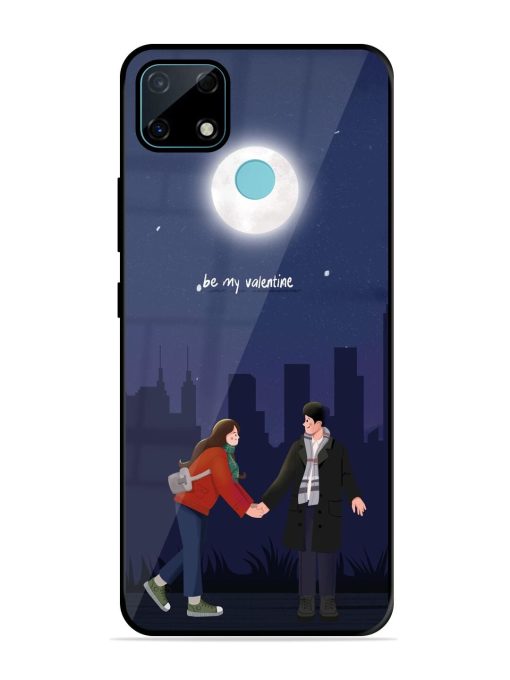 Moonlight Proposal Glossy Soft Edge Case for Realme Narzo 30A Chachhi