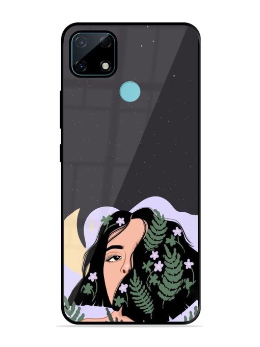 Lunar Lullaby Glossy Soft Edge Case for Realme Narzo 30A Chachhi