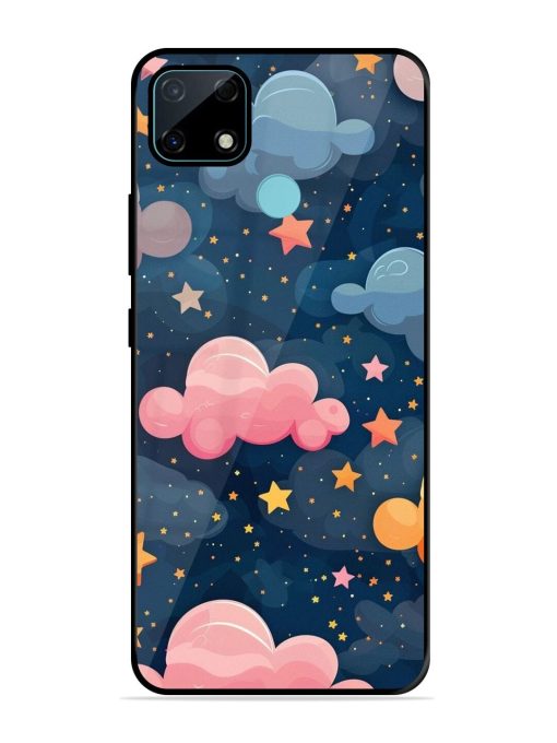 Twinkling Dreams Glossy Soft Edge Case for Realme Narzo 30A Chachhi