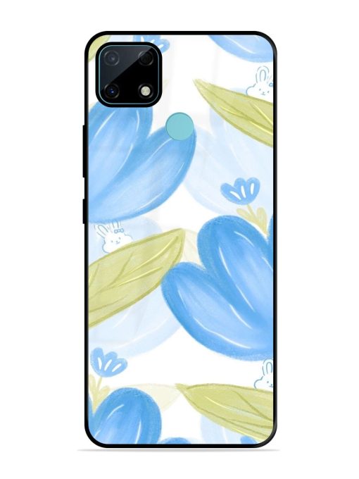 Bunny'S Blue Garden Glossy Soft Edge Case for Realme Narzo 30A