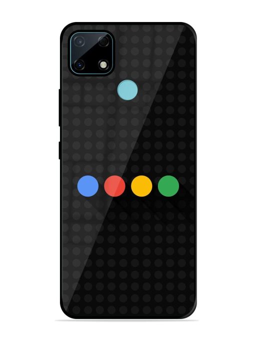 Google Dots Glossy Soft Edge Case for Realme Narzo 30A Chachhi