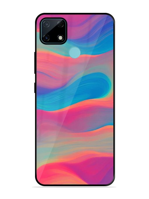 Wavy Wonder Glossy Soft Edge Case for Realme Narzo 30A Chachhi