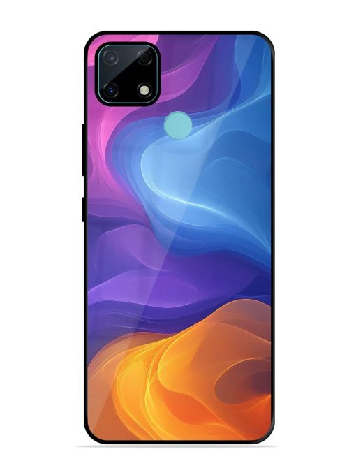 Cosmic Currents Glossy Soft Edge Case for Realme Narzo 30A Chachhi