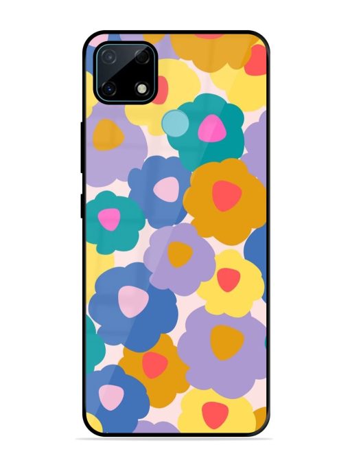 Flower Power Glossy Soft Edge Case for Realme Narzo 30A Chachhi