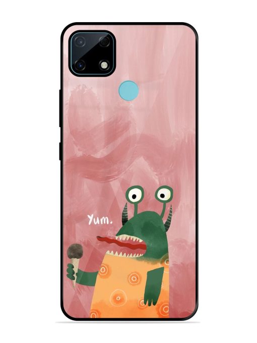 Hungry Monster Glossy Soft Edge Case for Realme Narzo 30A Chachhi