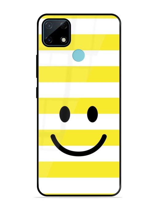 Smiling Stripes Glossy Soft Edge Case for Realme Narzo 30A Chachhi