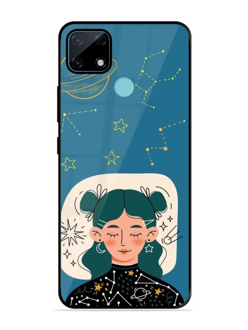 Cosmic Daydreamer Glossy Soft Edge Case for Realme Narzo 30A Chachhi