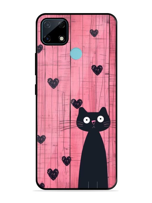 Feline Valentine'S Day Glossy Soft Edge Case for Realme Narzo 30A Chachhi