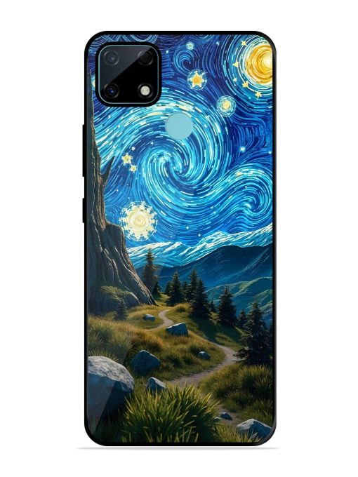 Starry Night In The Shire Glossy Soft Edge Case for Realme Narzo 30A Chachhi