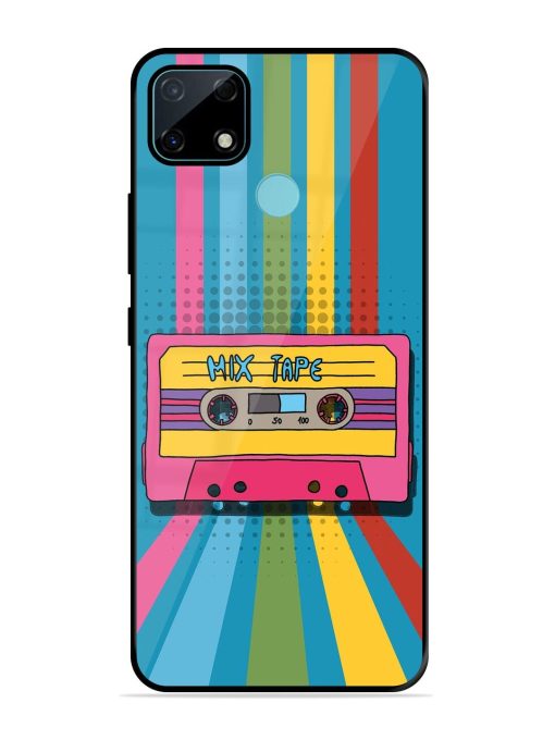 Retro Cassette Tapes Glossy Soft Edge Case for Realme Narzo 30A Chachhi