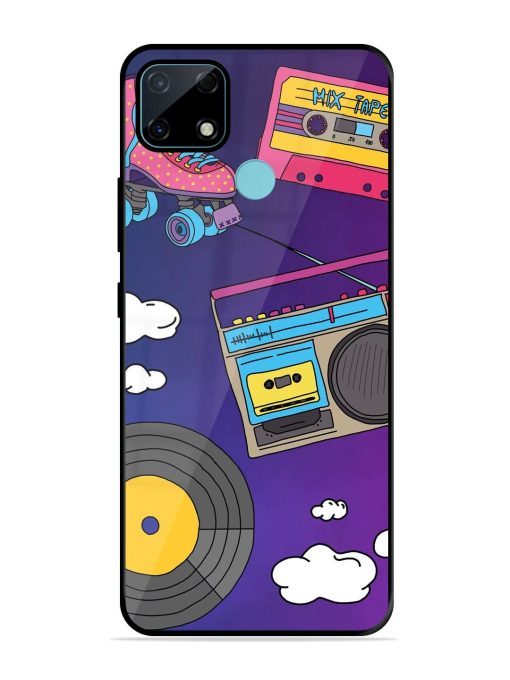 Retro Vibes Glossy Soft Edge Case for Realme Narzo 30A Chachhi