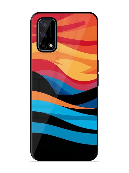 Blazing Currents Glossy Soft Edge Case for Realme Narzo 30 Pro (5G)