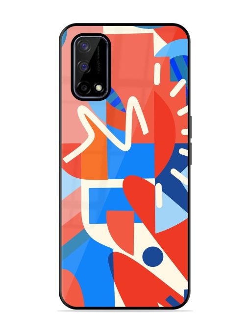 Abstract Harmony Glossy Soft Edge Case for Realme Narzo 30 Pro (5G) Chachhi