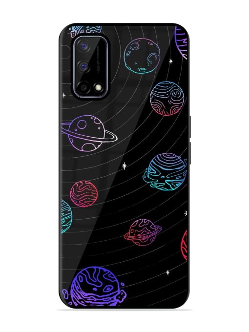 Cosmic Ballet Glossy Soft Edge Case for Realme Narzo 30 Pro (5G) Chachhi